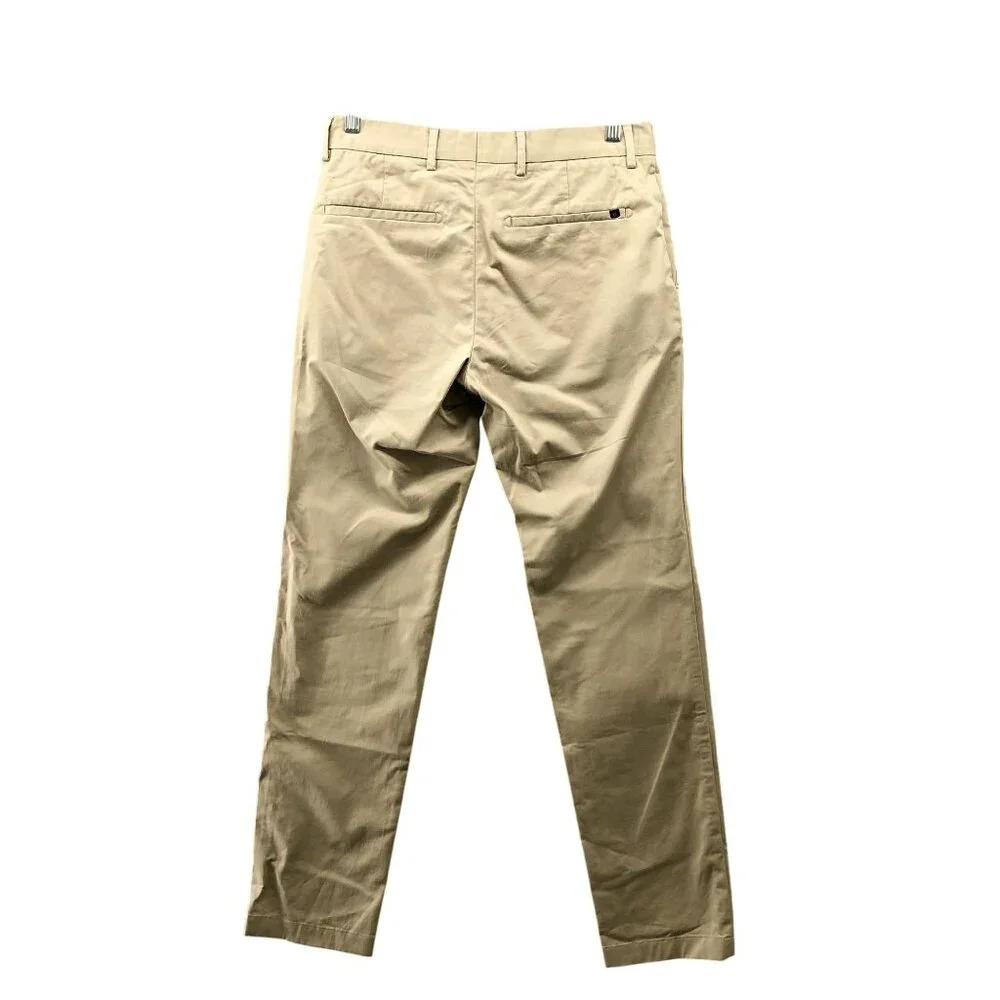 SPOKE London Sharps Build A Chino Pants Mens 31x31 Khaki‎ Beige Slim Stretch